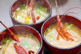 外房イセエビの味噌汁